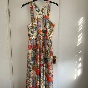 Lulu’s floral maxi dress